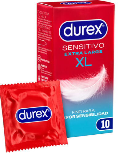 Durex - Sensitive XL Condoms Extra Largue 10 Units