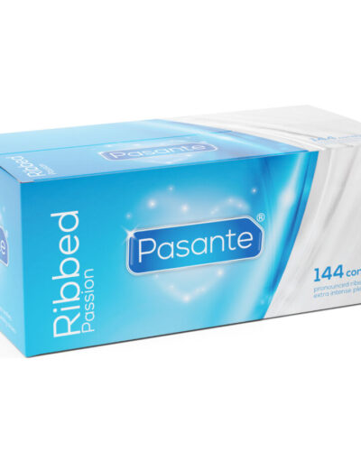 Pasante - Ribbed Passion Condoms Box 144 Units