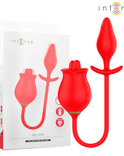 Intense - Melanie Double Clitoris Stimulator With Zigzag Tongue