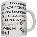 Diablo Picante - White Mug With Boob Synonyms 370 ml