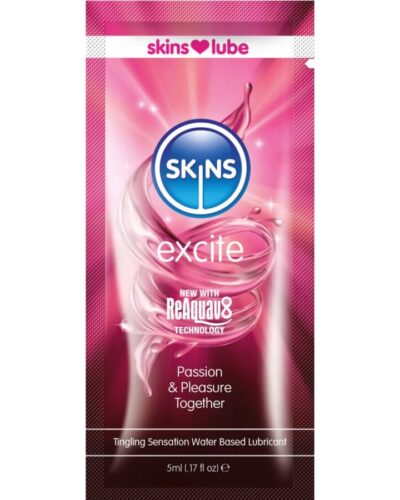 Skins - Excite Water-Based Lubricant Single-Dose 5 ml
