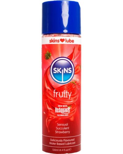 Skins - Fruity Water-Based Lubricant Strawberry 130 ml