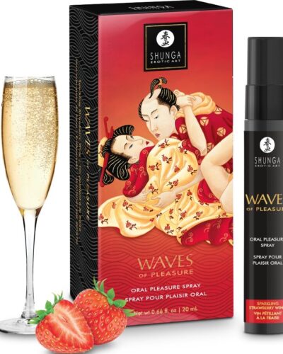 Shunga - Waves Pleasure Spray Oral Seductive Strawberry 20 ml