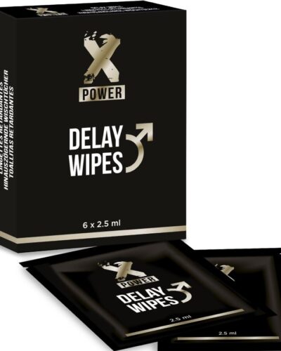 X Power - Delay Wipes 6 Units