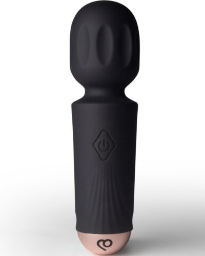 Rocks-Off - Mini Rechargeable Wand 16 Functions Black Tulip