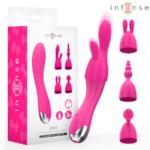 Intense - Cher Vibrator With 20 Patterns And Interchangeable Heads
