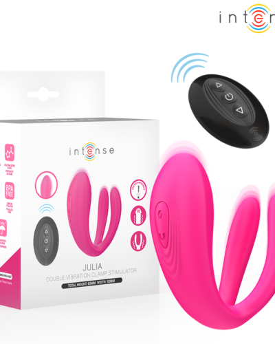 Intense - Julia Double Vibrator Clamp Stimulator Remote Control