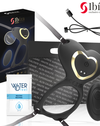 Ibiza - Heart Panty Couple Vibrator Remote Control