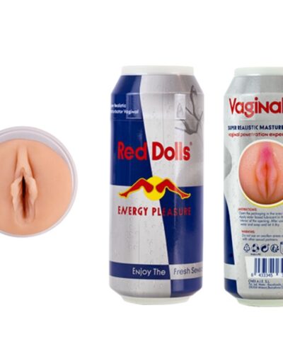 Alive - Red Doll Male Masturbator Vagina Energetic Drink Can