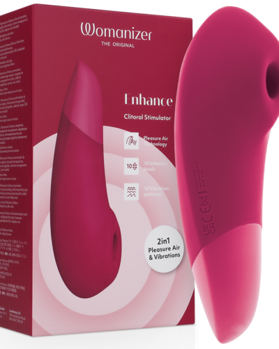 Womanizer - Enhance Clitorial Stimulator Vibrant Pink