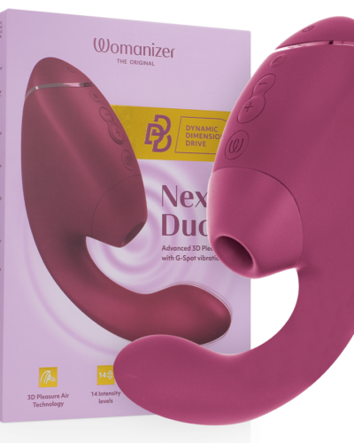 Womanizer - Duo Next Dual Clitoral G-Spot Stimulator Dusky Pink