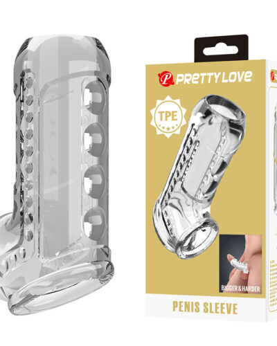 Pretty Love - Transparent Textured Penis Sheath