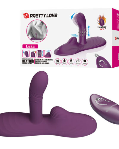 Pretty Love - Luka Sit-Down Vibrator With Heat Effect And Remote Control