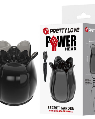 Pretty Love - Secret Garden Black Massage Head