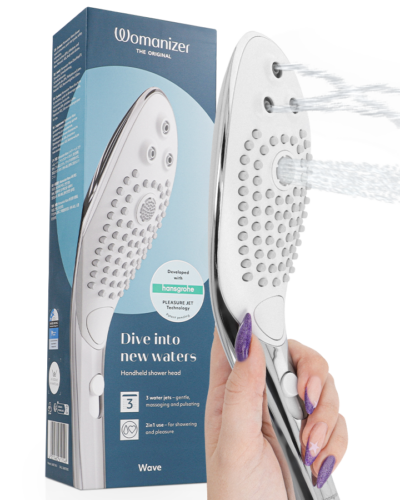 Womanizer - Wave Clitoral Stimulating Shower Head Chrome