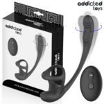 Addicted Toys - Anal Plug With Vibration And 360 Waving And Testicle Stimulator
