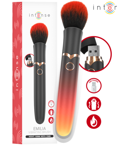 Intense - Emilia Heated Vibrating Brush 16 cm