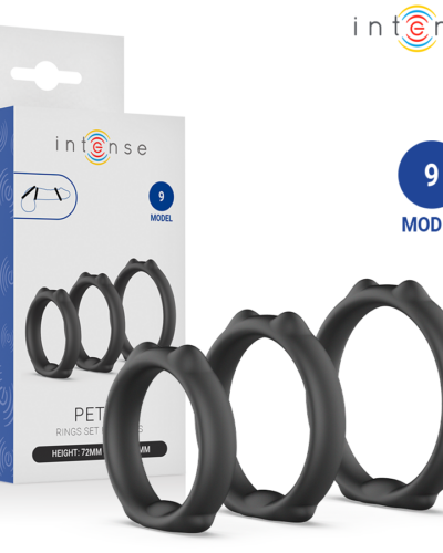 Intense - Peter Set Of 3 Penis Rings Model 9