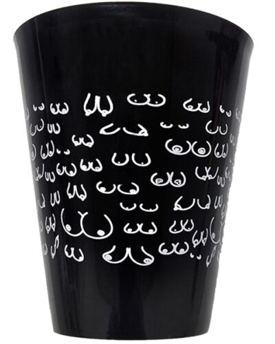 Diablo Picante - Black Cup 500 ml With White Boobs