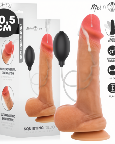 Mr Intense - Danny Ultra-Realistic Squirting Cock with Testicles 20.5 cm -Ø- 4 cm
