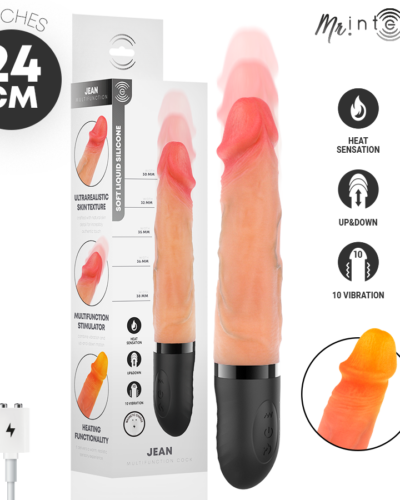 Mr Intense - Jean Updown Vibrator with Heat Effect 24 cm -Ø- 3.8 cm
