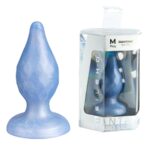 Silexd - Diamond Anal Plug Fantasy Liquid Silicone Thermoreactive Pearl Blue 9.2 cm