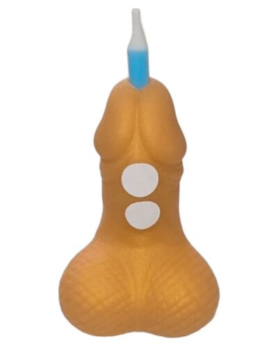 Diablo Picante - Penis Birthday Number Candle Golden