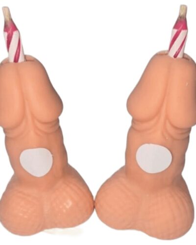 Diablo Picante - Penis Birthday Number Candles Light Tone 2 Units
