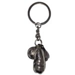 Diablo Picante -Silver Metal Keychain Shrinked Penis