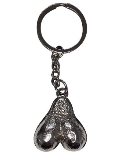 Diablo Picante - Silver Eggs Metal Keychain