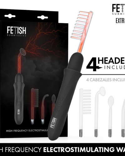 Fetish Submissive - High Frequency Electrostimulation Wand