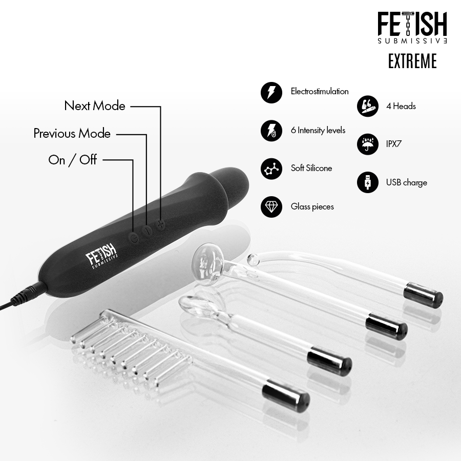 Fetish Submissive - High Frequency Electrostimulation Wand - Image 4