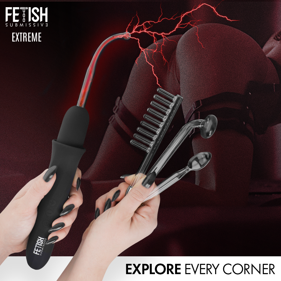 Fetish Submissive - High Frequency Electrostimulation Wand - Image 3