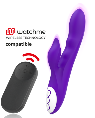 Galatea - Galo Purple Vibrator + Watchme Remote Control