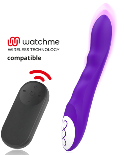 Galatea - Dante Purple Vibrator + Watchme Remote Control