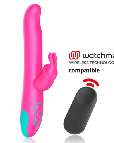 Happy Loky - Pluto Rabbit Vibrator Rotator + Watchme Remote Control
