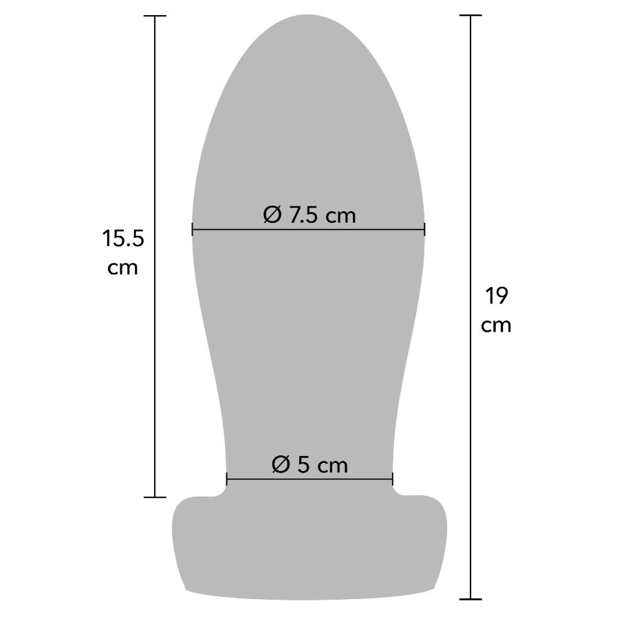 Hidden Desire - Extreme Heavy Anal Stretcher Plug Extra Large - Image 4