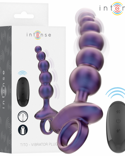 Intense - Tito Vibrating Anal Plug Model 3 Remote Control