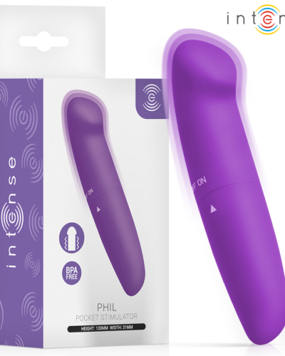 Intense - Phil G-Spot Vibrator Purple 13 Cm