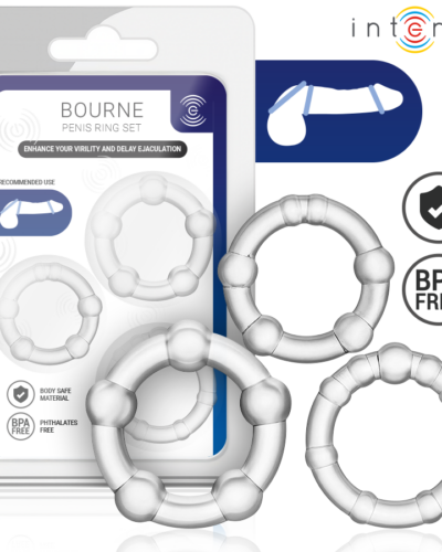 Intense - Bourne Set Of 3 Penis Ring