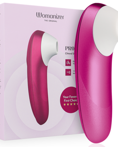 Womanizer - Pro Vibrant Clitoral Stimulator Pink