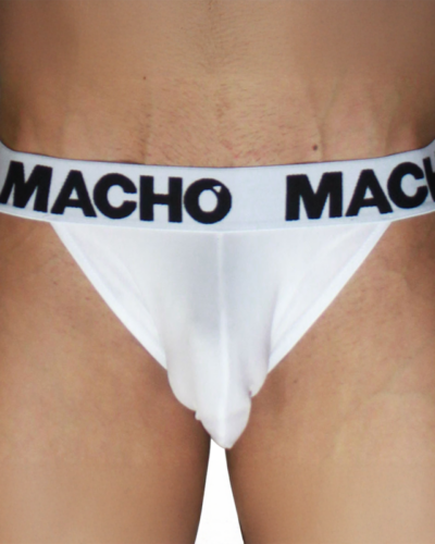 Macho - Mx29Bl Jock White + White M
