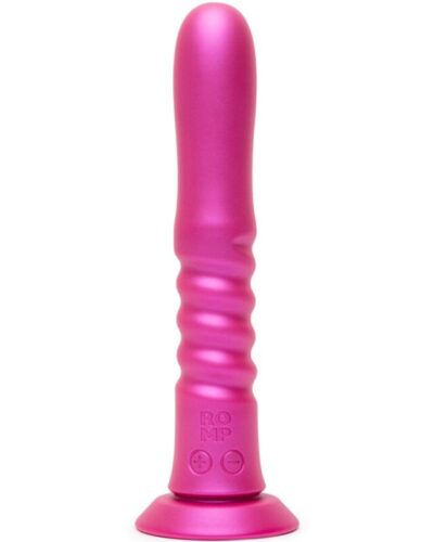 Romp - Jiggle Up And Down Vibrator With Pink Suction Cup