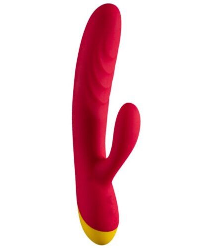 Romp - Jazz Rechargeable Rabbit Vibrator Red
