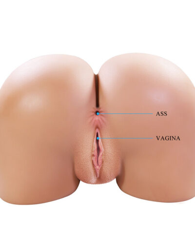 Crazy Bull - Julia XXL Double Vaginal and Anal Vibrating Masturbator Flesh