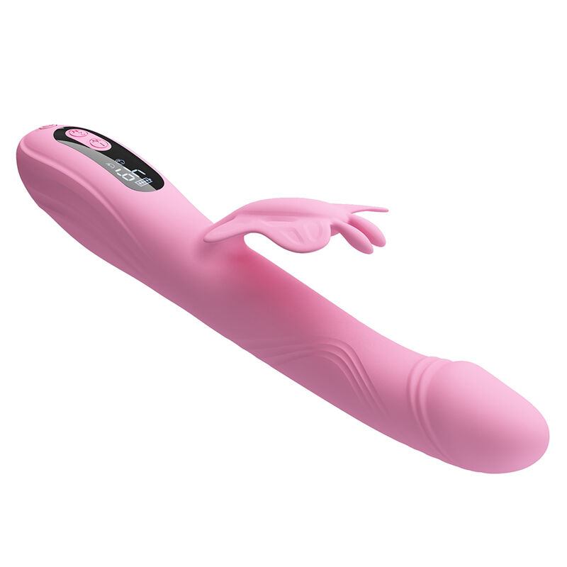 Pretty Love - Bella Rabbit Vibrator With Butterfly Stimulation And Led Pink - Image 5