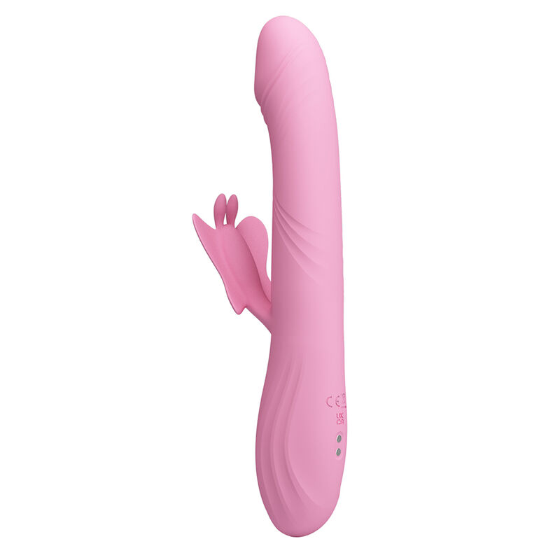 Pretty Love - Bella Rabbit Vibrator With Butterfly Stimulation And Led Pink - Image 4