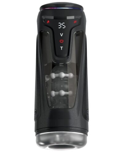 Pdx Elite - Moto-Bator Pro Thrusting Stroker Automatic Vibrating And Warming Masturbator 26.5 cm