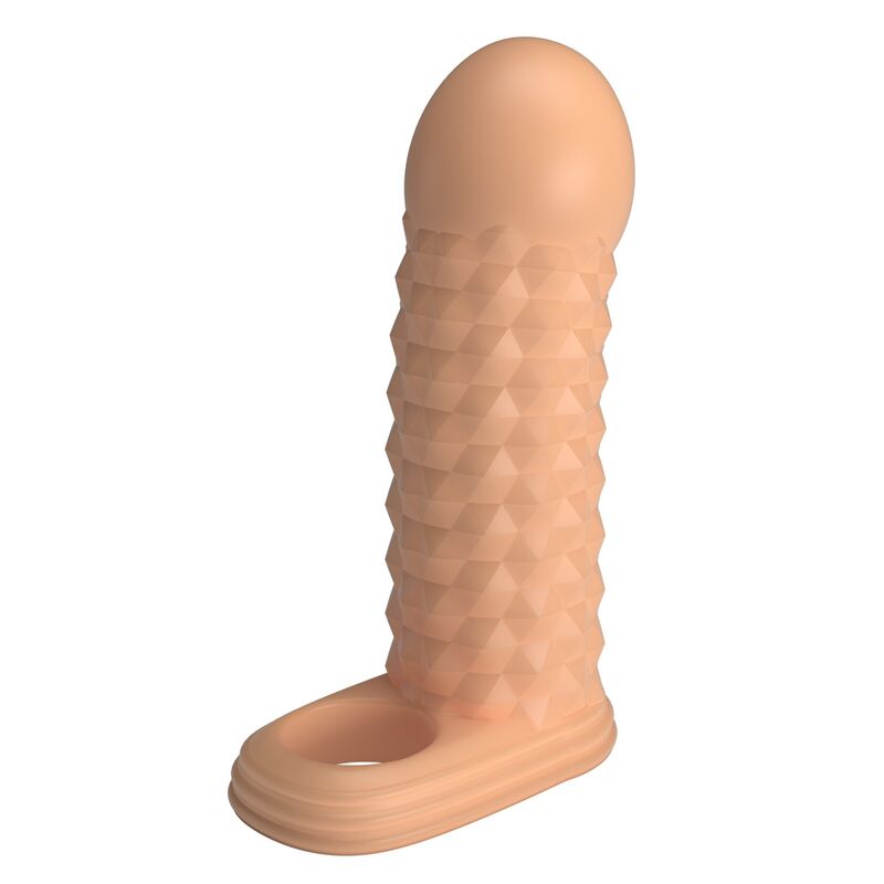 Pretty Love - Wolfram Penis Extension Sleeve 11.5 Cm Ø 3.8 Cm Natural - Image 4