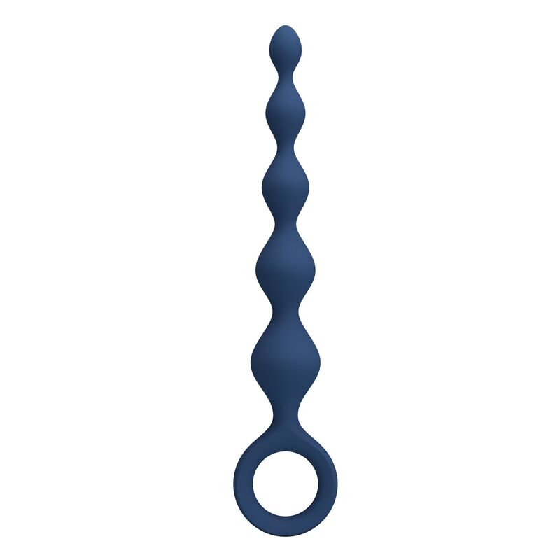 Mr Play - Blue Silicone Anal Beads Anal Plug 20.4 Cm - Image 2
